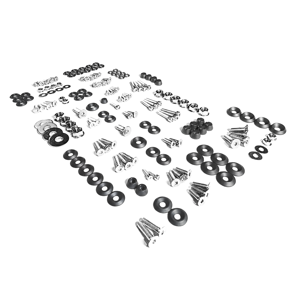 ZSPEC Stage-2 Dress Up Bolts® Fastener Kit for '15-23 Ford Mustang GT500 S550, Stainless & Billet - ZSPEC Design LLC - Hardware Fasteners - Fastener Kit, ford, mustang, s550, stage 2 - zspecdesign.com