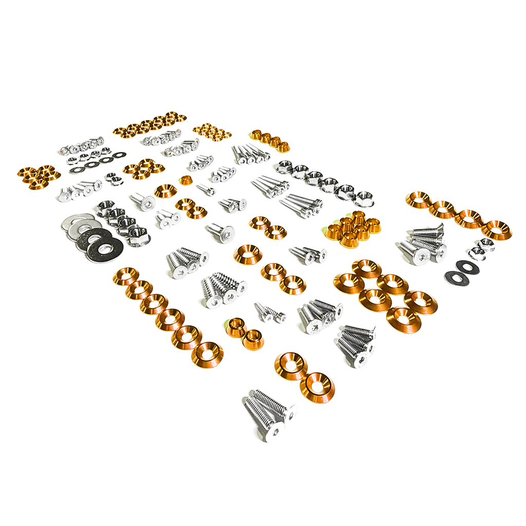 ZSPEC Stage-2 Dress Up Bolts® Fastener Kit for '15-23 Ford Mustang GT500 S550, Stainless & Billet - ZSPEC Design LLC - Hardware Fasteners - Fastener Kit, ford, mustang, s550, stage 2 - zspecdesign.com