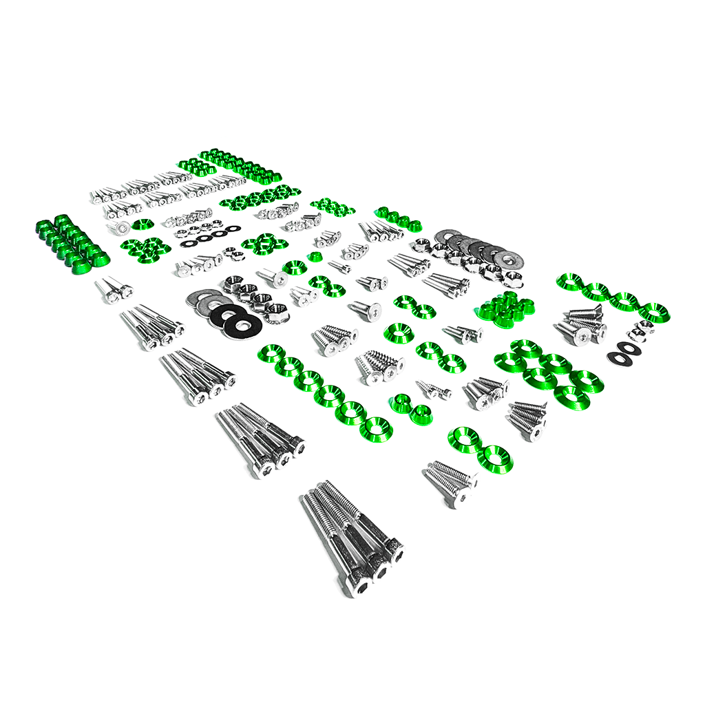 ZSPEC Stage-3 Dress Up Bolts® Fastener Kit for '15-23 Ford Mustang GT500 S550, Stainless & Billet - ZSPEC Design LLC - Hardware Fasteners - Fastener Kit, ford, mustang, s550, stage 3 - zspecdesign.com