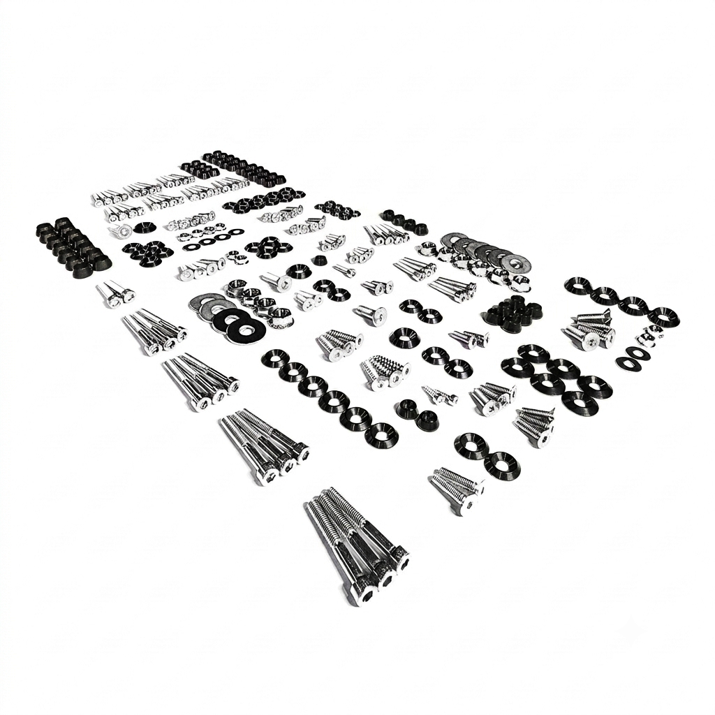 ZSPEC Stage-3 Dress Up Bolts® Fastener Kit for '15-23 Ford Mustang GT500 S550, Stainless & Billet - ZSPEC Design LLC - Hardware Fasteners - Fastener Kit, ford, mustang, s550, stage 3 - zspecdesign.com