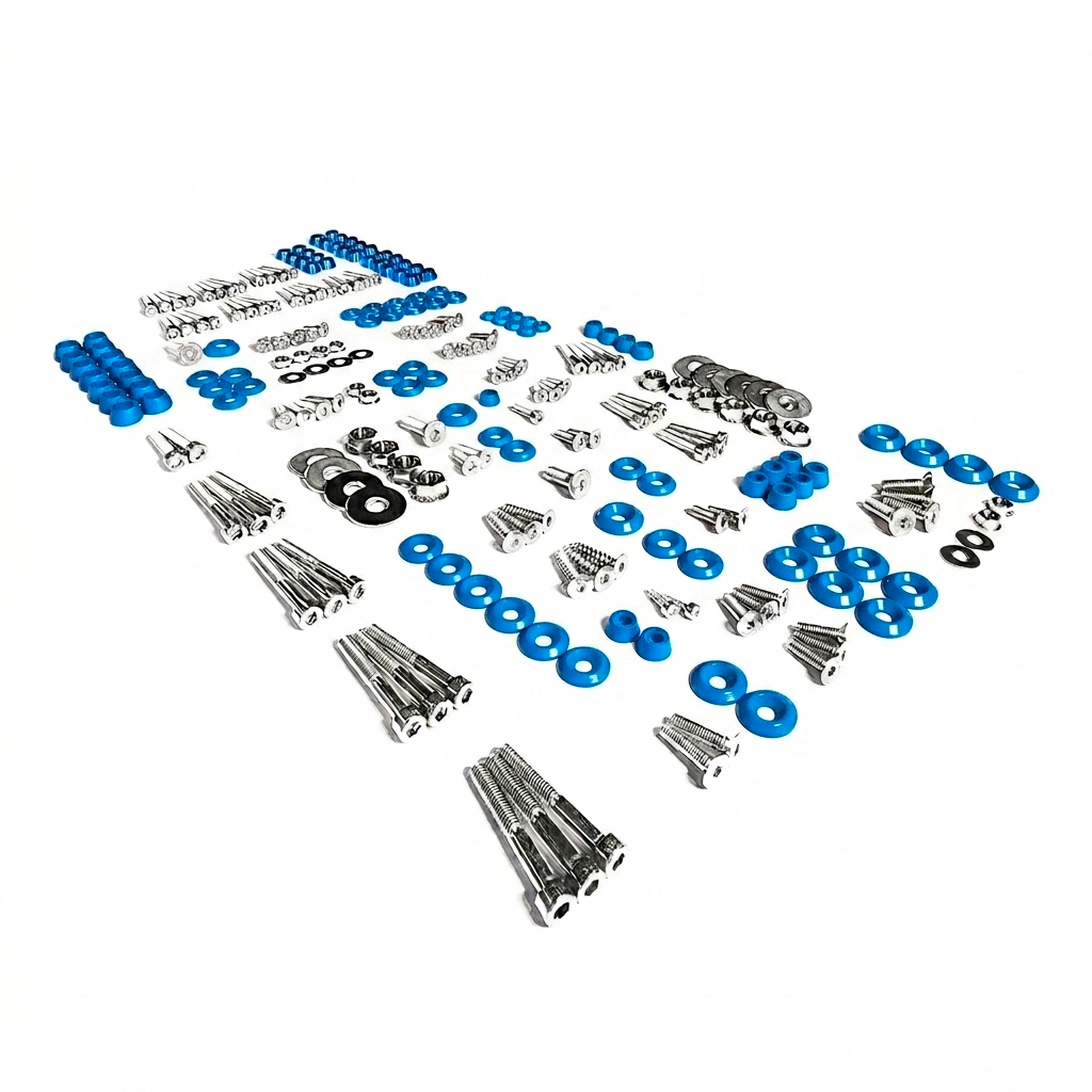 ZSPEC Stage-3 Dress Up Bolts® Fastener Kit for '15-23 Ford Mustang GT500 S550, Stainless & Billet - ZSPEC Design LLC - Hardware Fasteners - Fastener Kit, ford, mustang, s550, stage 3 - zspecdesign.com