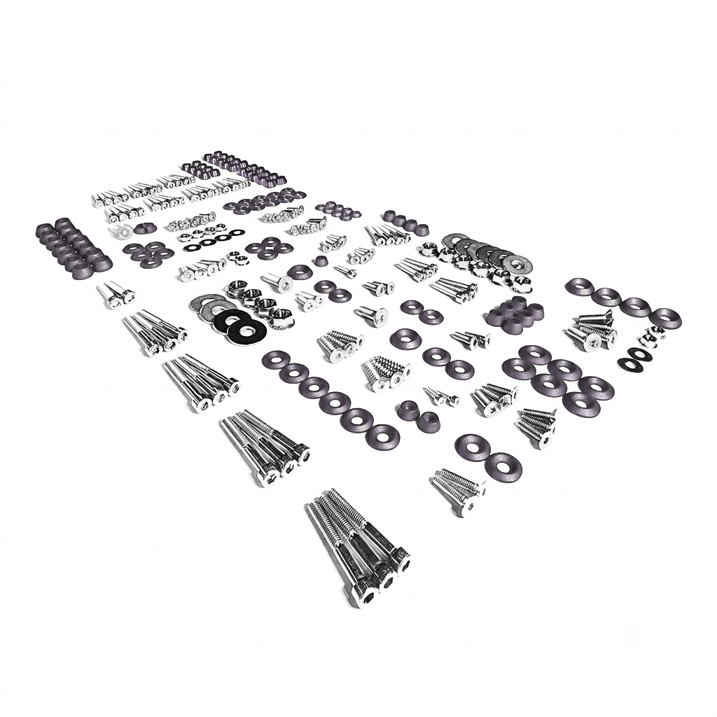 ZSPEC Stage-3 Dress Up Bolts® Fastener Kit for '15-23 Ford Mustang GT500 S550, Stainless & Billet - ZSPEC Design LLC - Hardware Fasteners - Fastener Kit, ford, mustang, s550, stage 3 - zspecdesign.com