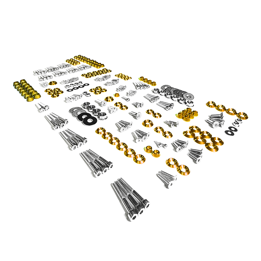 ZSPEC Stage-3 Dress Up Bolts® Fastener Kit for '15-23 Ford Mustang GT500 S550, Stainless & Billet - ZSPEC Design LLC - Hardware Fasteners - Fastener Kit, ford, mustang, s550, stage 3 - zspecdesign.com
