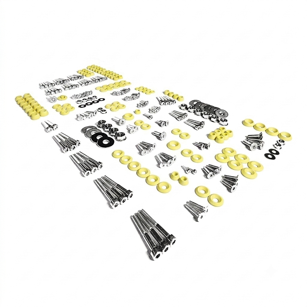 ZSPEC Stage-3 Dress Up Bolts® Fastener Kit for '15-23 Ford Mustang GT500 S550, Stainless & Billet - ZSPEC Design LLC - Hardware Fasteners - Fastener Kit, ford, mustang, s550, stage 3 - zspecdesign.com