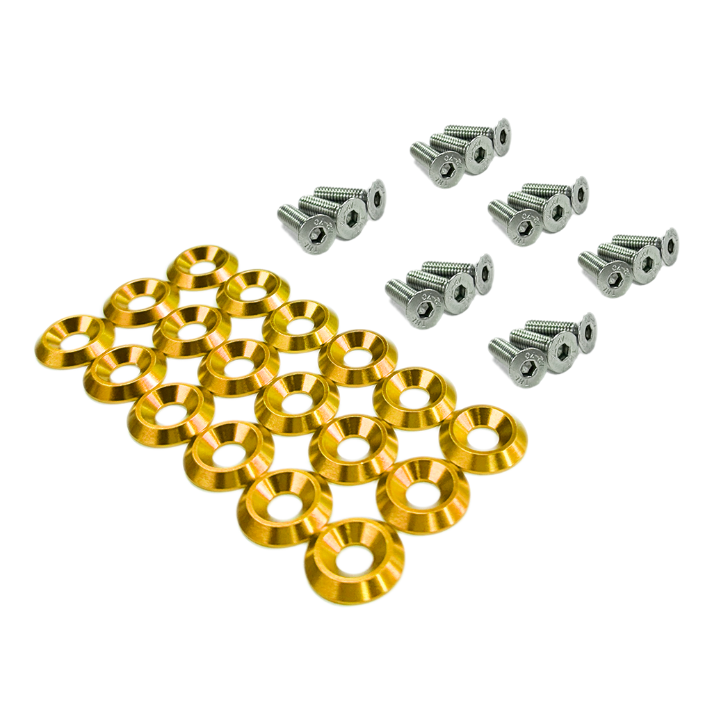 ZSPEC Fenders-Rad-Brackets-Hood-Prop-Headlights Fasteners for '05-14 S197 Ford Mustang, Stainless & Billet - ZSPEC Design LLC - Hardware Fasteners - Fastener Kit, ford, mustang, s197 - zspecdesign.com