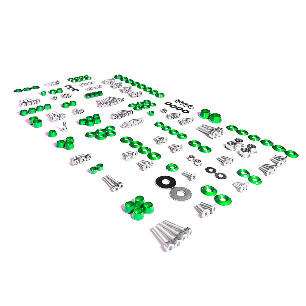 ZSPEC Stage-2 Dress Up Bolts® Fastener Kit for Ford Mustang SN95 V8, Stainless & Billet - ZSPEC Design LLC - Hardware Fasteners - Fastener Kit, ford, mustang, sn95, stage 2 - zspecdesign.com