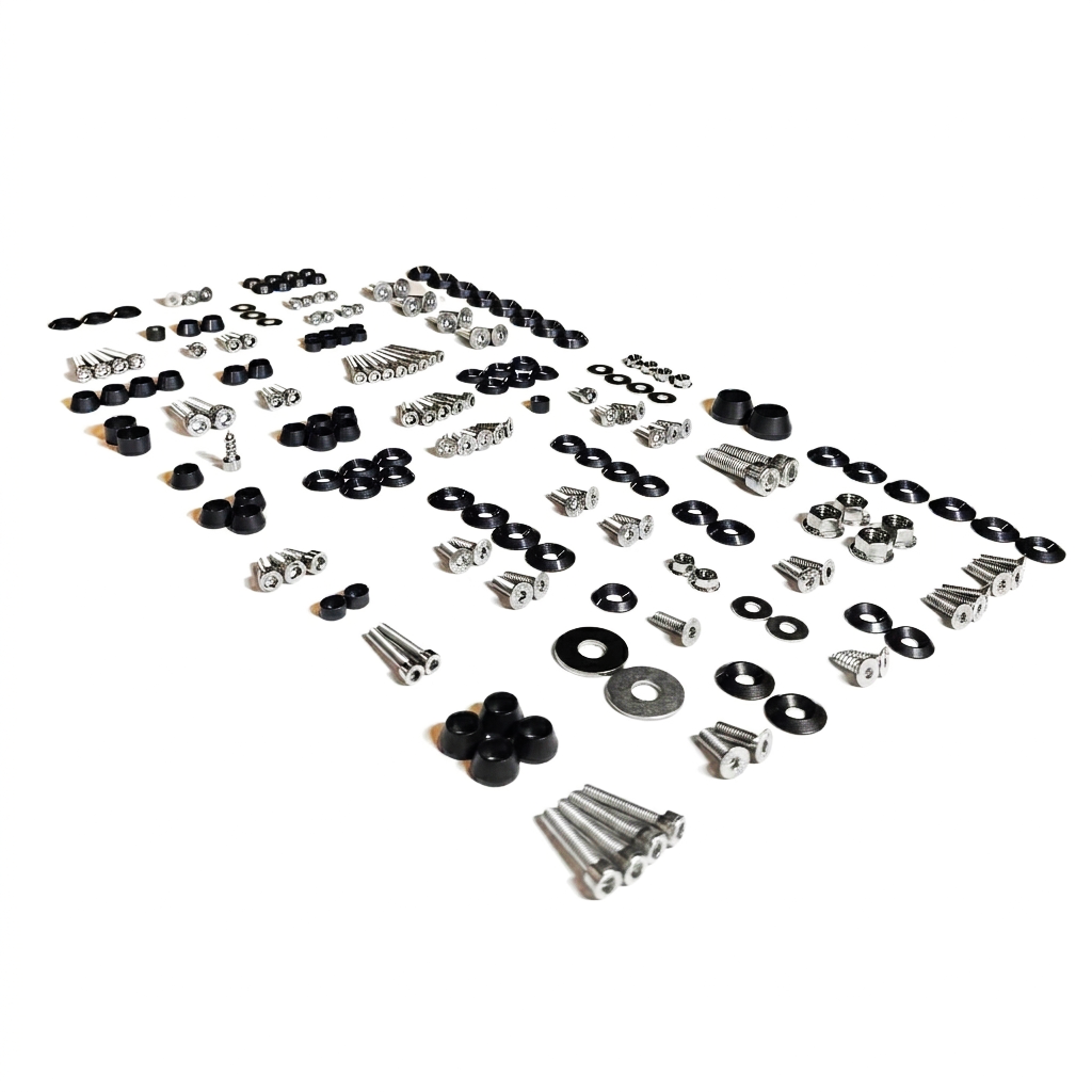 ZSPEC Stage-2 Dress Up Bolts® Fastener Kit for Ford Mustang SN95 V8, Stainless & Billet - ZSPEC Design LLC - Hardware Fasteners - Fastener Kit, ford, mustang, sn95, stage 2 - zspecdesign.com