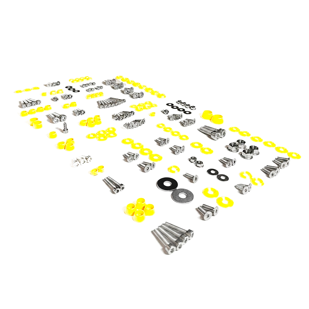 ZSPEC Stage-1 Dress Up Bolts® Fastener Kit for Ford Mustang SN95 V8, Stainless & Billet - ZSPEC Design LLC - Hardware Fasteners - Fastener Kit, ford, mustang, sn95, stage 1 - zspecdesign.com