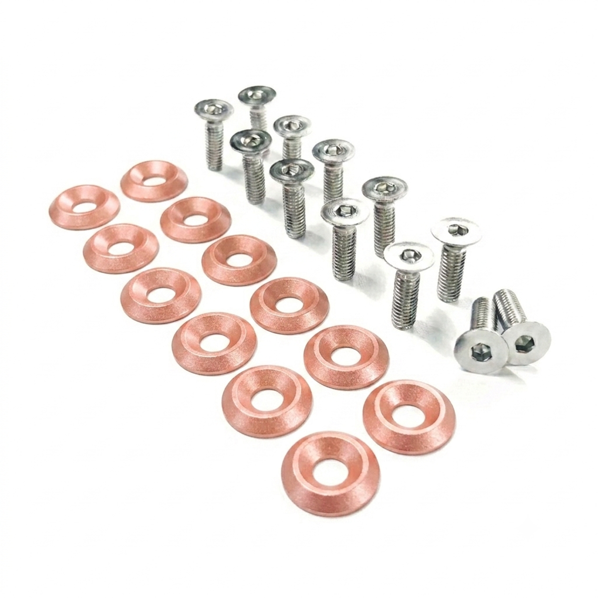 ZSPEC Fenders/Bumper/Hood Latch Kit, Mustang Fox-Body, Stainless & Billet - ZSPEC Design LLC - Hardware Fasteners - Fastener Kit, ford, fox, mustang - zspecdesign.com