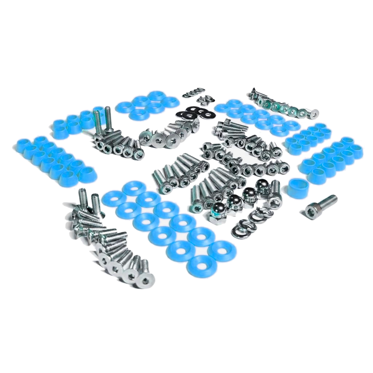 ZSPEC "Stage 2" Dress Up Bolts® Fastener Kit for '87-93 Ford Mustang V8 Fox-Body, Stainless & Billet - ZSPEC Design LLC - Hardware Fasteners - Fastener Kit, ford, fox, mustang, stage 2, v8 - zspecdesign.com