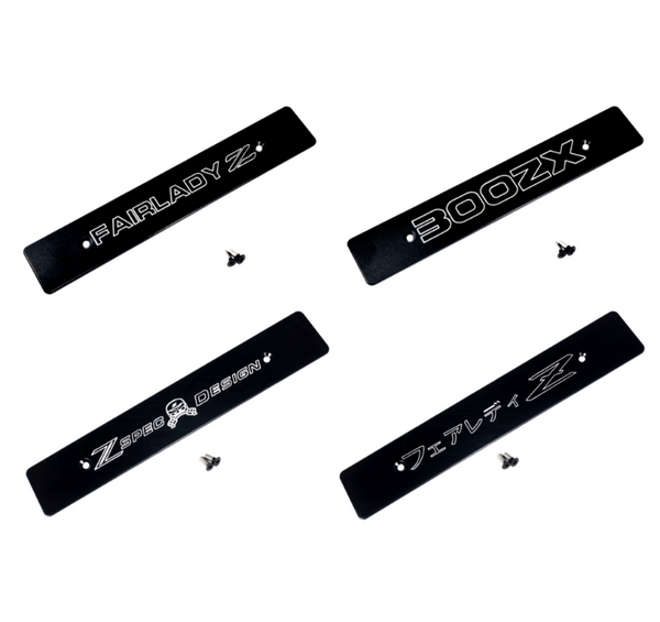 【新品未使用】BLACK DESIGN BX-PLATE ZSPEC Front Bumper Plate for the JSPEC '90-99 Nissan Z32