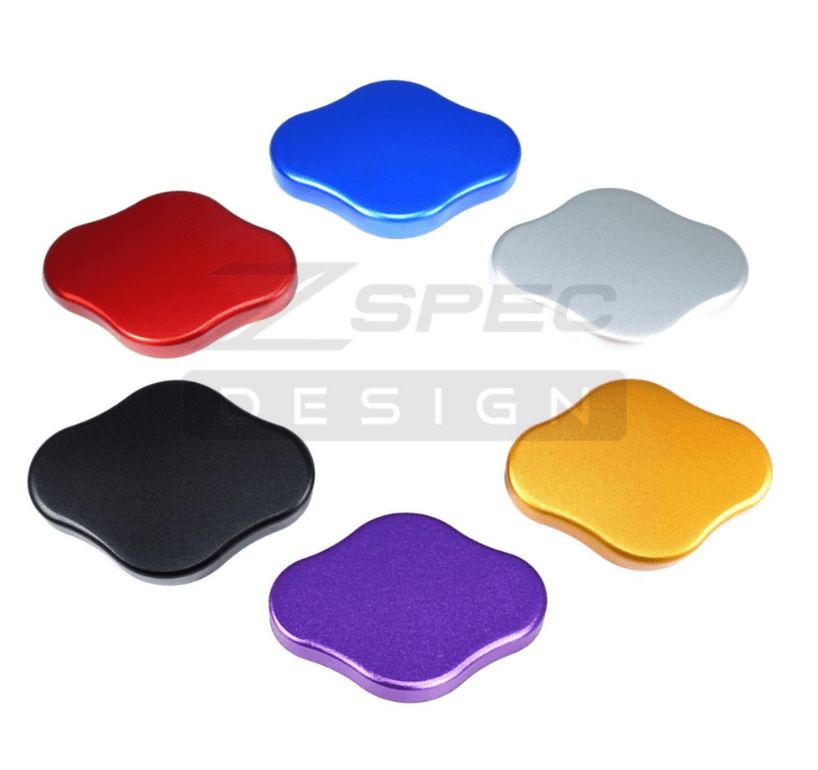 ZSPEC Billet Radiator Cap Cover for '90-96 Nissan 300zx Z32 - ZSPEC Design LLC - Hardware Fasteners - 300zx, accessory, cap, radiator cap cover, reservoir cap cover, z32 - zspecdesign.com