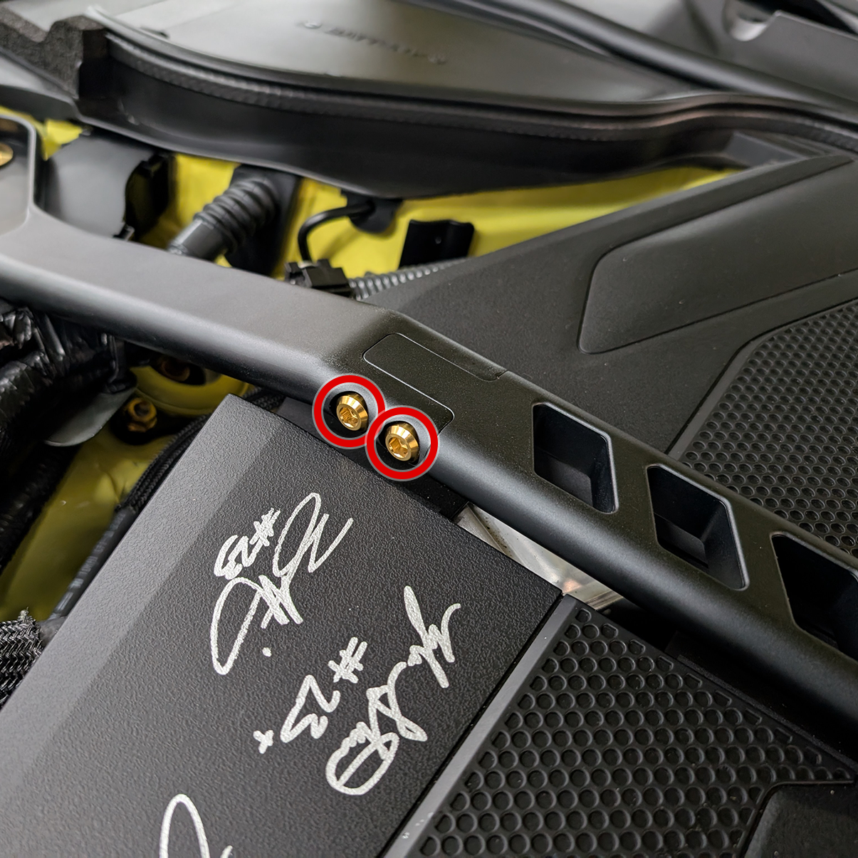 ZSPEC Titanium Fastener Kit for the NISMO Strut Bar, Replaces four OEM assembly bolts
Hardware Kit Specs:
Grade-5 GR5 Titanium Bolts/Fasteners and Washers