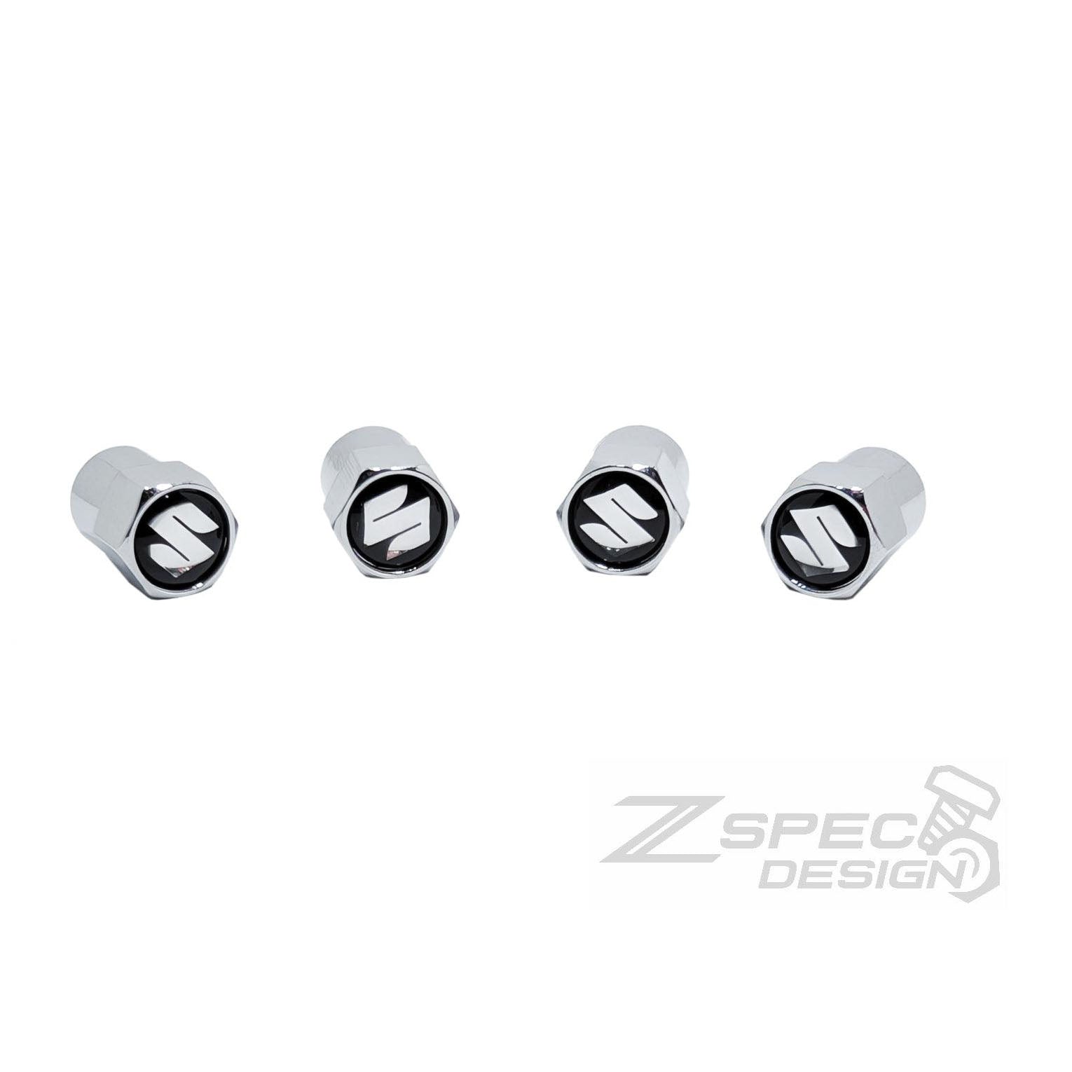 Chrome Valve Stem Tire Caps, Suzuki Style | ZSPEC Design LLC
Tires Wheels Rims Upgrade Dress Up Hardware Car Show Ready Engine Bay Headlights Brackets