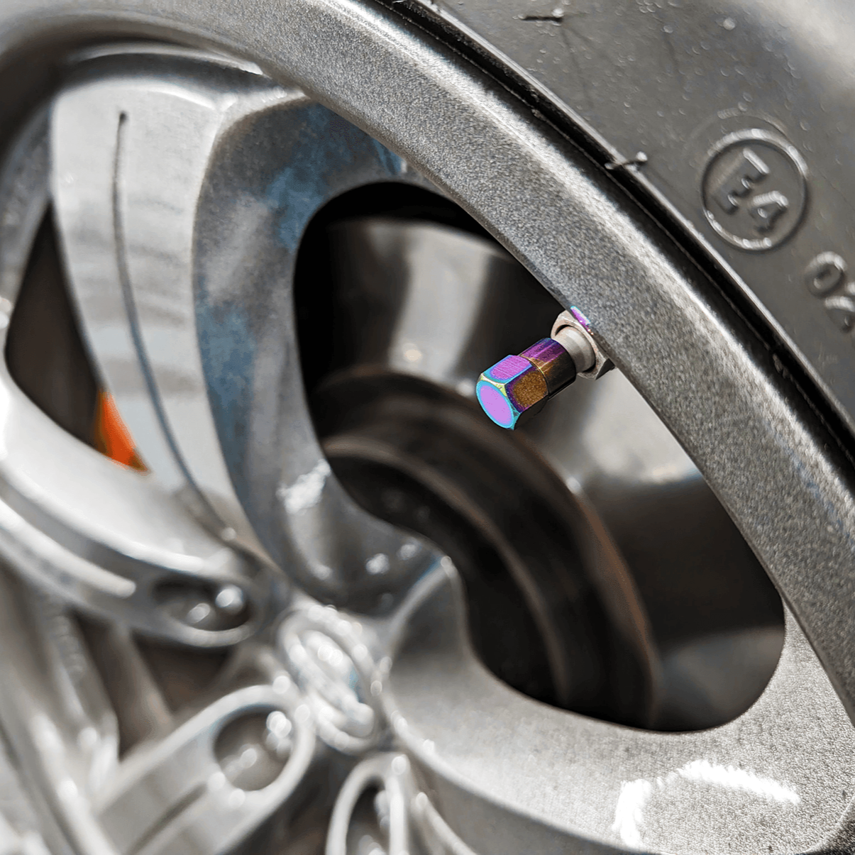 Titanium Tire Cap Set, Universal for Valve Stem Caps on Cars & Bikes, Grade-5 Titanium - ZSPEC Design LLC - Hardware Fasteners - acura, bmw, cap, datsun, honda, jeep, kia, lexus, mazda, mazda3, mazda6, mazdaspeed, mazdaspeed3, mini, nissan, nissanz, porsche, tire, toyota, toyota tire cap, vw - zspecdesign.com