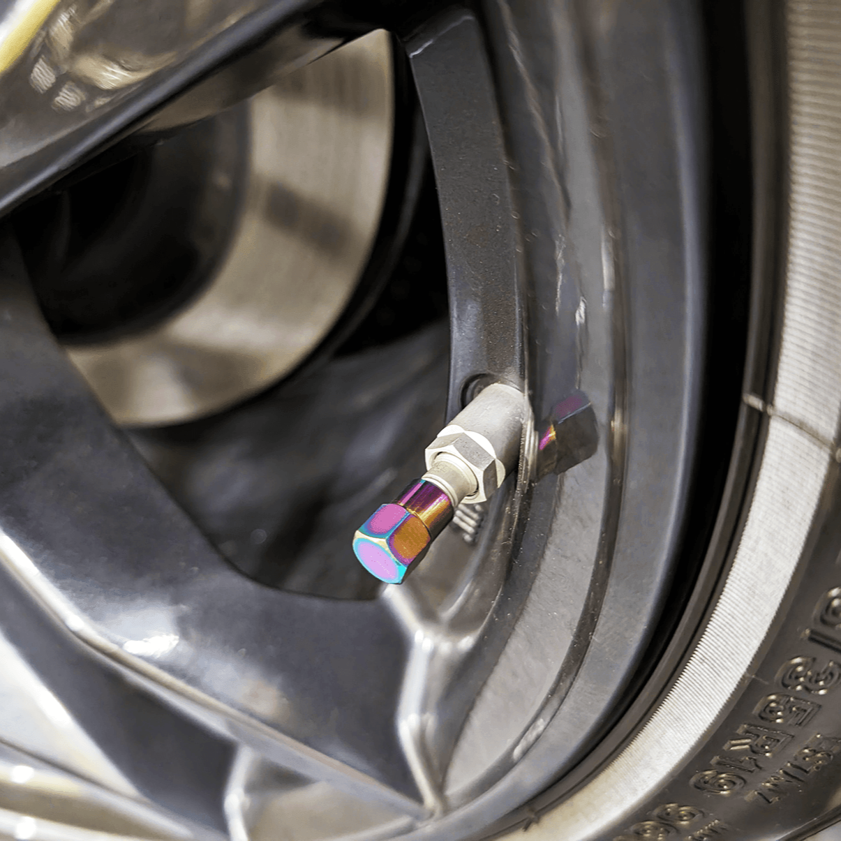 Titanium Tire Cap Set, Universal for Valve Stem Caps on Cars & Bikes, Grade-5 Titanium - ZSPEC Design LLC - Hardware Fasteners - acura, bmw, cap, datsun, honda, jeep, kia, lexus, mazda, mazda3, mazda6, mazdaspeed, mazdaspeed3, mini, nissan, nissanz, porsche, tire, toyota, toyota tire cap, vw - zspecdesign.com