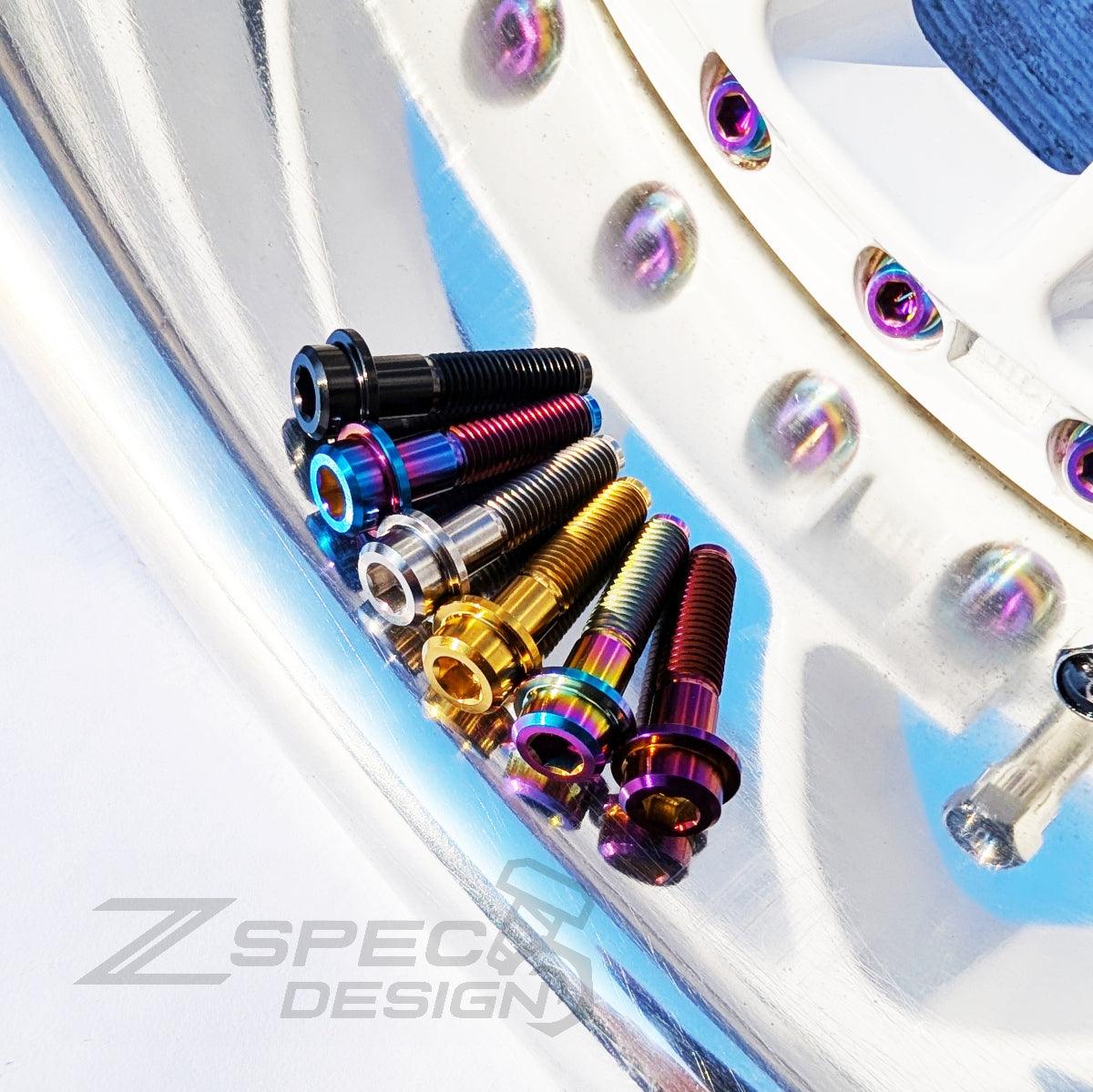 ZSPEC M7-1.0x32mm 3-Piece Wheel Assembly Bolt, Titanium Grade-5
PVD Finishes. Fits many BBS, OZ, Work, Volk and others.