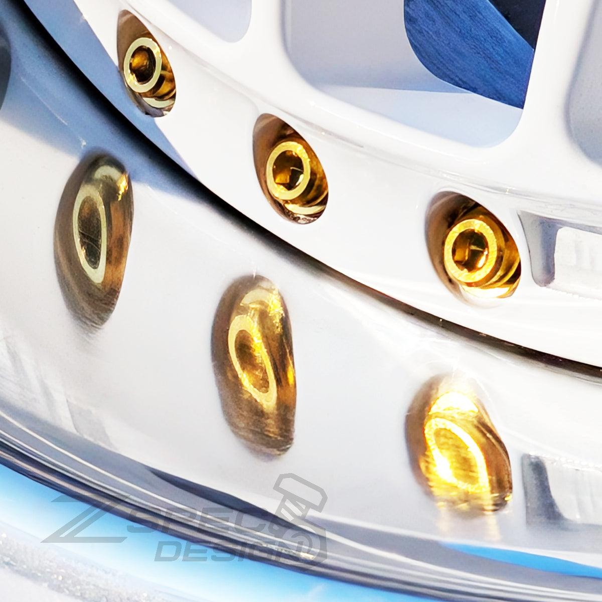 ZSPEC M7-1.0x32mm 3-Piece Wheel Assembly Bolt, Titanium Grade-5
PVD Finishes. Fits many BBS, OZ, Work, Volk and others.