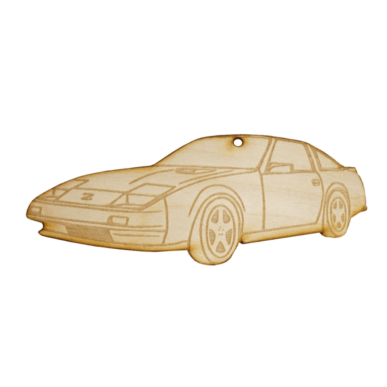 ZSPEC Laser-Engraved Wood Ornament, Style: Nissan 300zx Z31 Roadster, Birch - ZSPEC Design LLC - Holiday Ornaments - 300zx, holiday, nismo, nissan, ornament, z31 - zspecdesign.com
