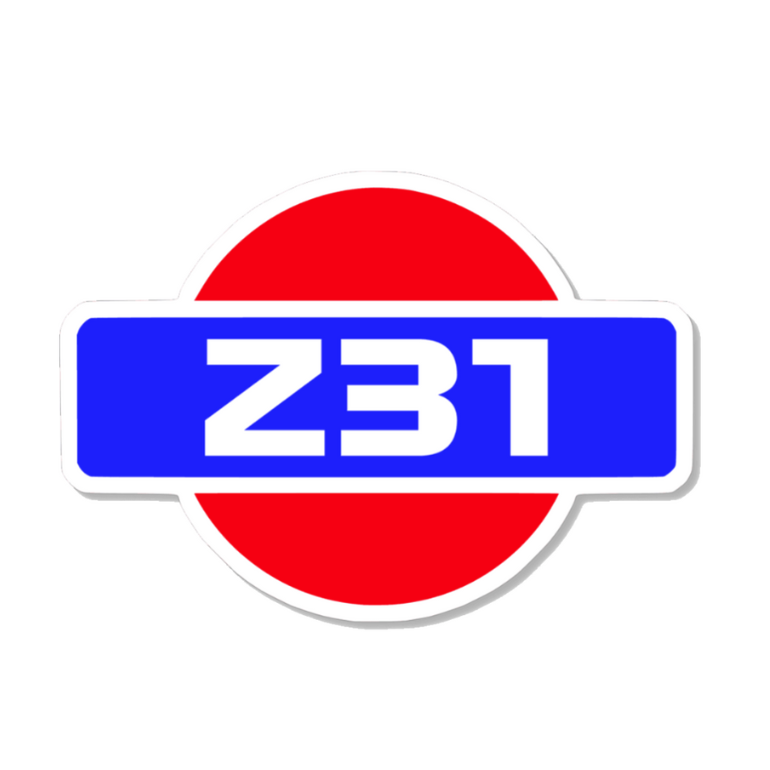 ZSPEC Vinyl sticker/decal, 4-inch x 3.25-inch, Nissan Z31 300zx