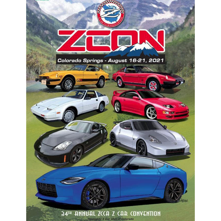 ZCON 2021 Event Poster for the Colorado Springs, CO event - 24" x 36" Size - ZSPEC Design LLC - Posters, Prints, & Visual Artwork - lifestyle, poster, Z - zspecdesign.com