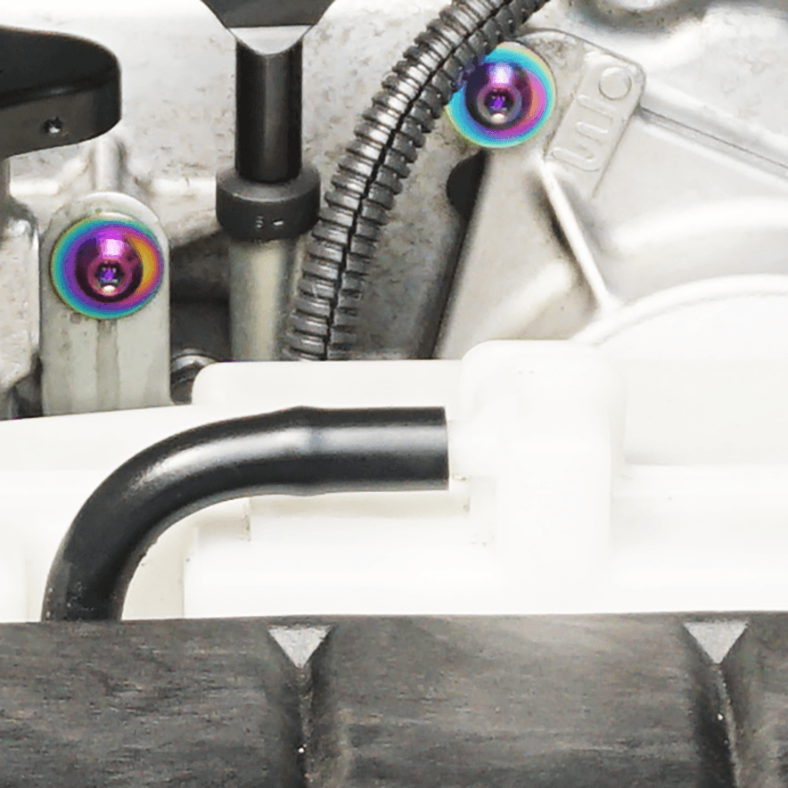 ZSPEC VQ37VHR Front-Engine Dress Up Fastener Kit, 370z / G37, Titanium
Grade-5 Titanium (40-45% weight-savings, non-corrosive) Material
Engines: VQ37VHR