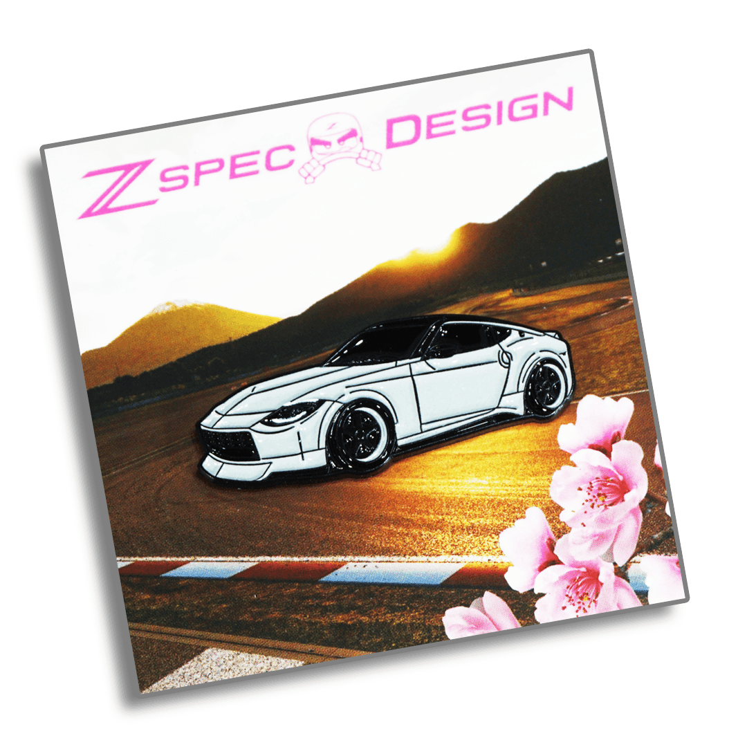 Nissan Z (RZ34) Enamel Collector Pin (Multiple Colors) - ZSPEC Design - ZSPEC Design LLC - Collectibles - accessory, bob sharp, bsr, lapel, lifestyle, nissan, nissan pin, pin, race car pin, RZ34, Z - zspecdesign.com