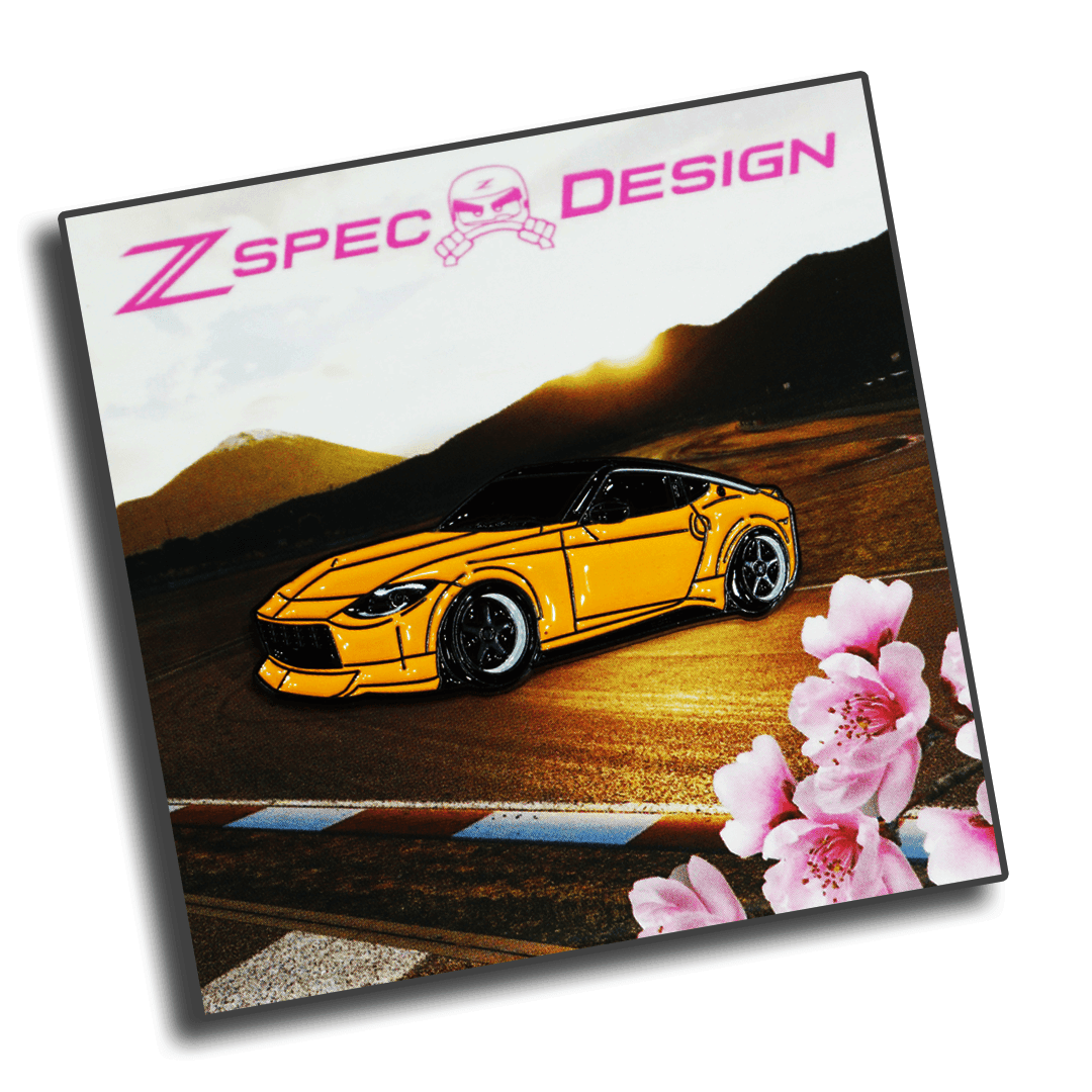 Nissan Z (RZ34) Enamel Collector Pin (Multiple Colors) - ZSPEC Design - ZSPEC Design LLC - Collectibles - accessory, bob sharp, bsr, lapel, lifestyle, nissan, nissan pin, pin, race car pin, RZ34, Z - zspecdesign.com