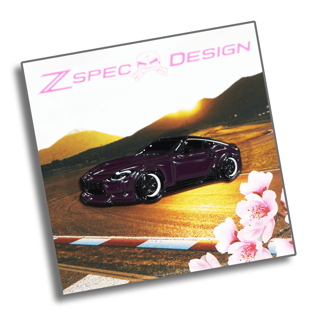 Nissan Z (RZ34) Enamel Collector Pin (Multiple Colors) - ZSPEC Design - ZSPEC Design LLC - Collectibles - accessory, bob sharp, bsr, lapel, lifestyle, nissan, nissan pin, pin, race car pin, RZ34, Z - zspecdesign.com