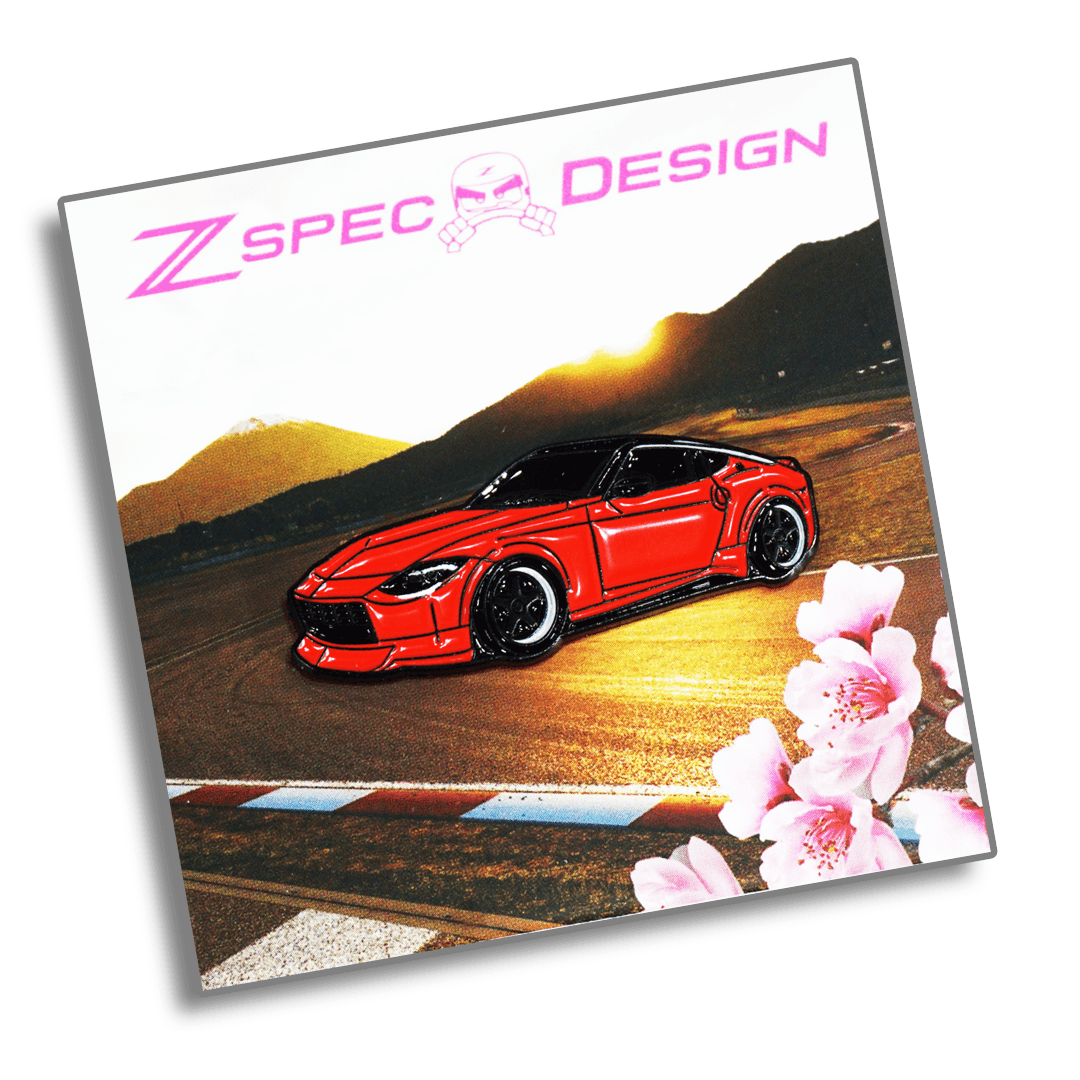 Nissan Z (RZ34) Enamel Collector Pin (Multiple Colors) - ZSPEC Design - ZSPEC Design LLC - Collectibles - accessory, bob sharp, bsr, lapel, lifestyle, nissan, nissan pin, pin, race car pin, RZ34, Z - zspecdesign.com