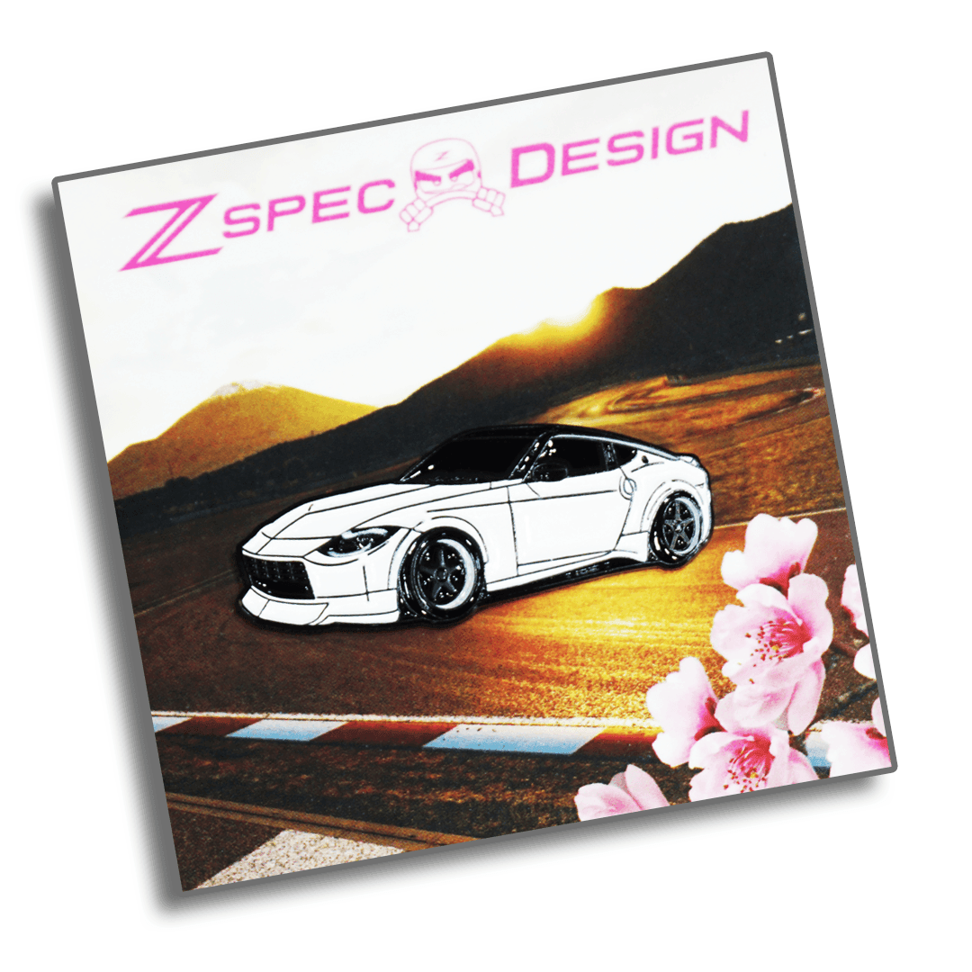 Nissan Z (RZ34) Enamel Collector Pin (Multiple Colors) - ZSPEC Design - ZSPEC Design LLC - Collectibles - accessory, bob sharp, bsr, lapel, lifestyle, nissan, nissan pin, pin, race car pin, RZ34, Z - zspecdesign.com