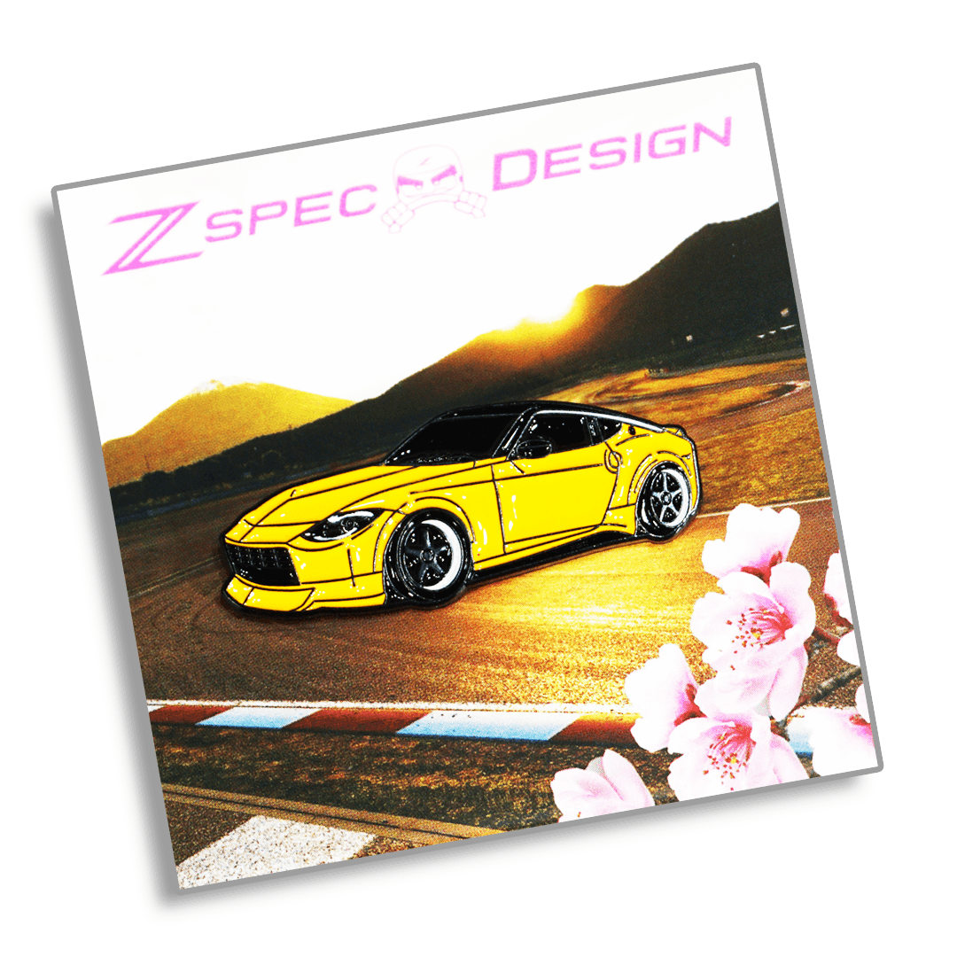 Nissan Z (RZ34) Enamel Collector Pin (Multiple Colors) - ZSPEC Design - ZSPEC Design LLC - Collectibles - accessory, bob sharp, bsr, lapel, lifestyle, nissan, nissan pin, pin, race car pin, RZ34, Z - zspecdesign.com