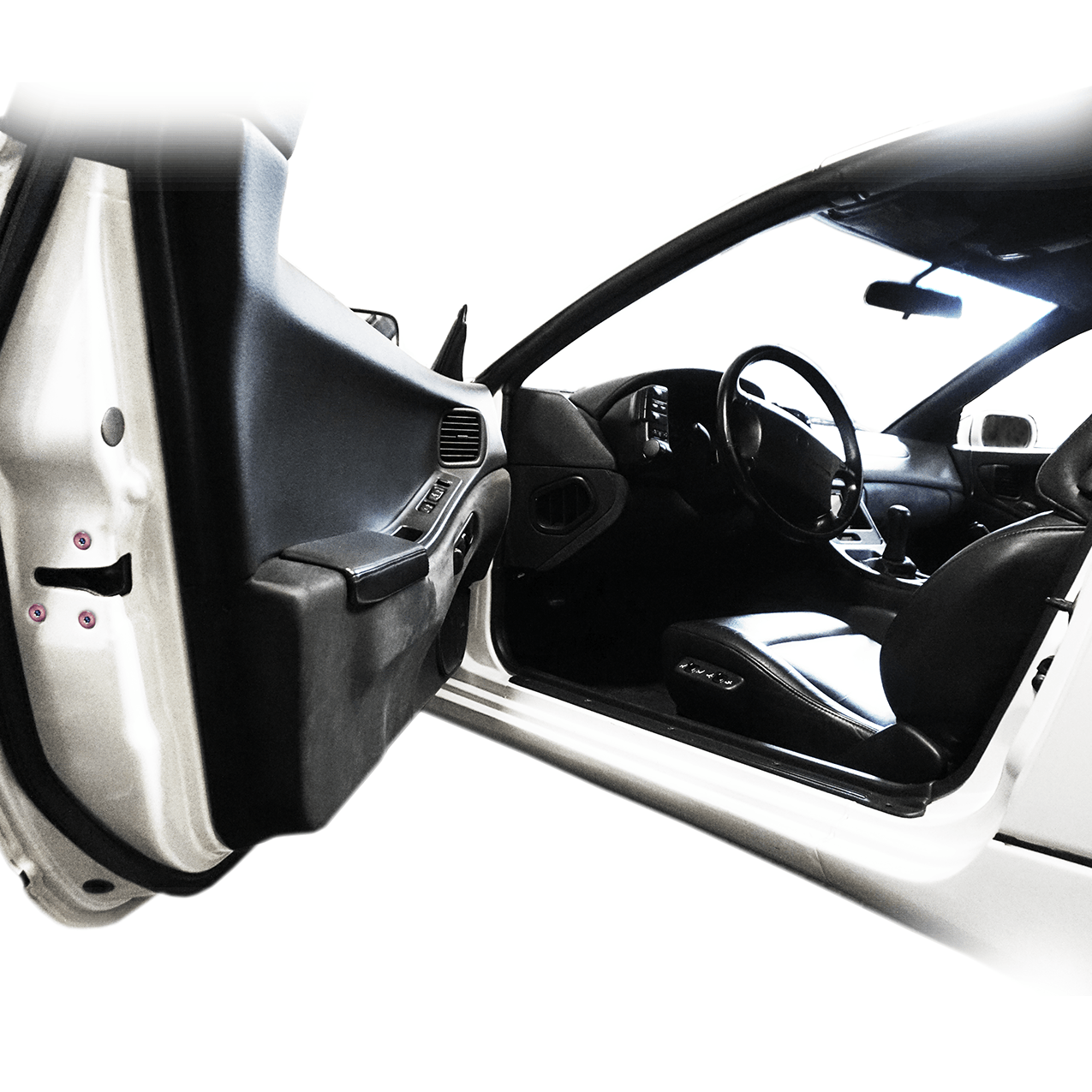 ZSPEC Dress Up Bolts® Fastener Kit, Door Jams Area for Nissan Z32 300zx, Titanium - ZSPEC Design LLC - Hardware Fasteners - 300zx, door, door jam, Fastener Kit, nissan, z32 - zspecdesign.com