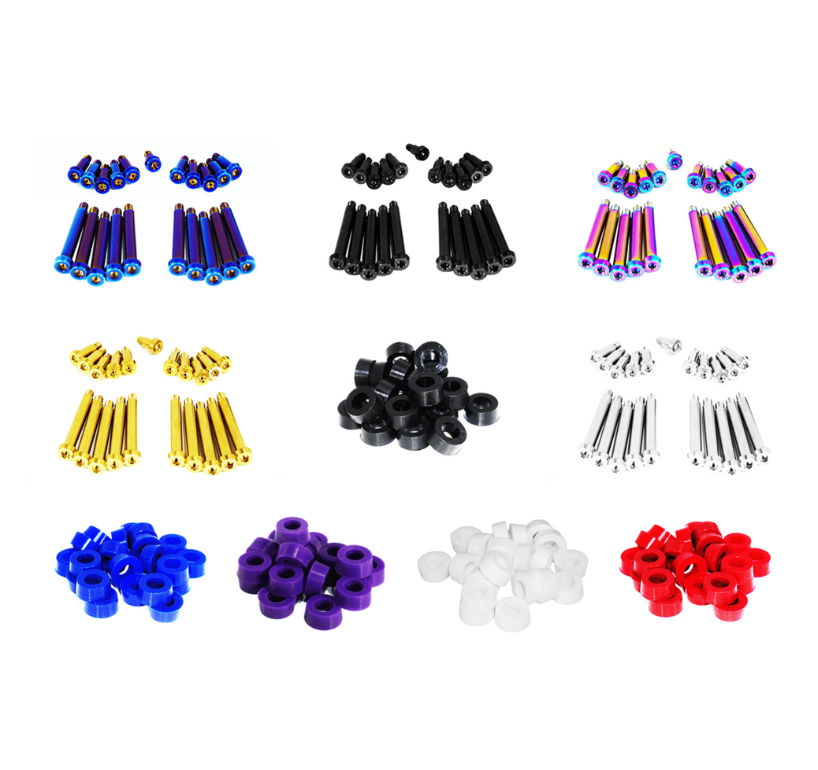 ZSPEC Shoulder-Bolt Timing Covers Fasteners w/ Bushings, Nissan 300zx Z32, Titanium - ZSPEC Design LLC - Hardware Fasteners - 300zx, nissan, Shoulder-bolt, z32 - zspecdesign.com