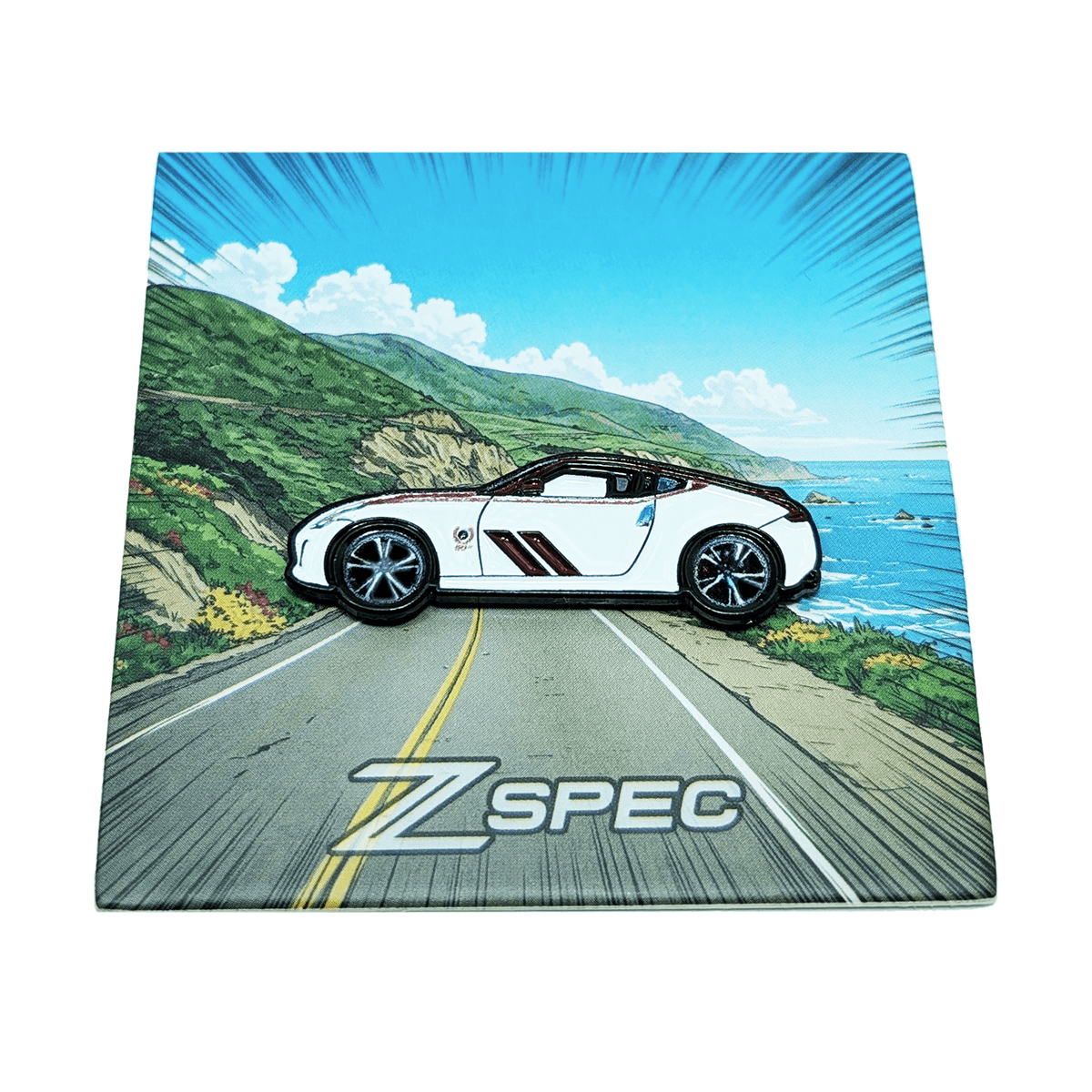 ZSPEC Nissan 370z (Z34) 50th Anniversary Lapel / Hat Pin, Enamel w/ 2-Posts
Keywords Car Vehicle Hobby Garage nismo Collector Orange 432R Fairlady Z S30 240z