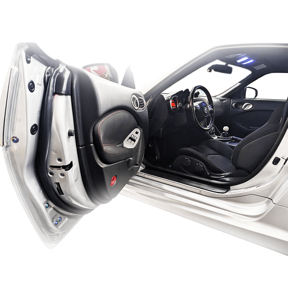 ZSPEC Dress Up Bolts® Fastener Kit, Door Jams Area for Nissan Z34 370z, Titanium - ZSPEC Design LLC - Hardware Fasteners - 370z, door, door jam, Fastener Kit, nissan, z34 - zspecdesign.com