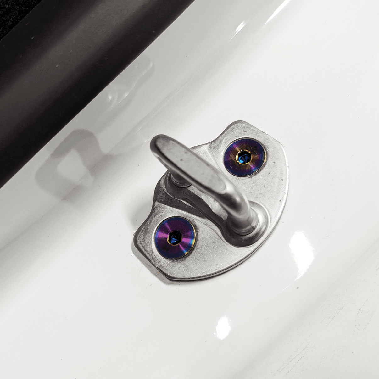 ZSPEC Door-Jams Fastener Kit, Strikers & Latches, for Tesla Model 3 & Y, Grade-5 Titanium - ZSPEC Design LLC - Hardware Fasteners - door jam, Fastener Kit, model 3, model3, tesla, Washer Color - zspecdesign.com