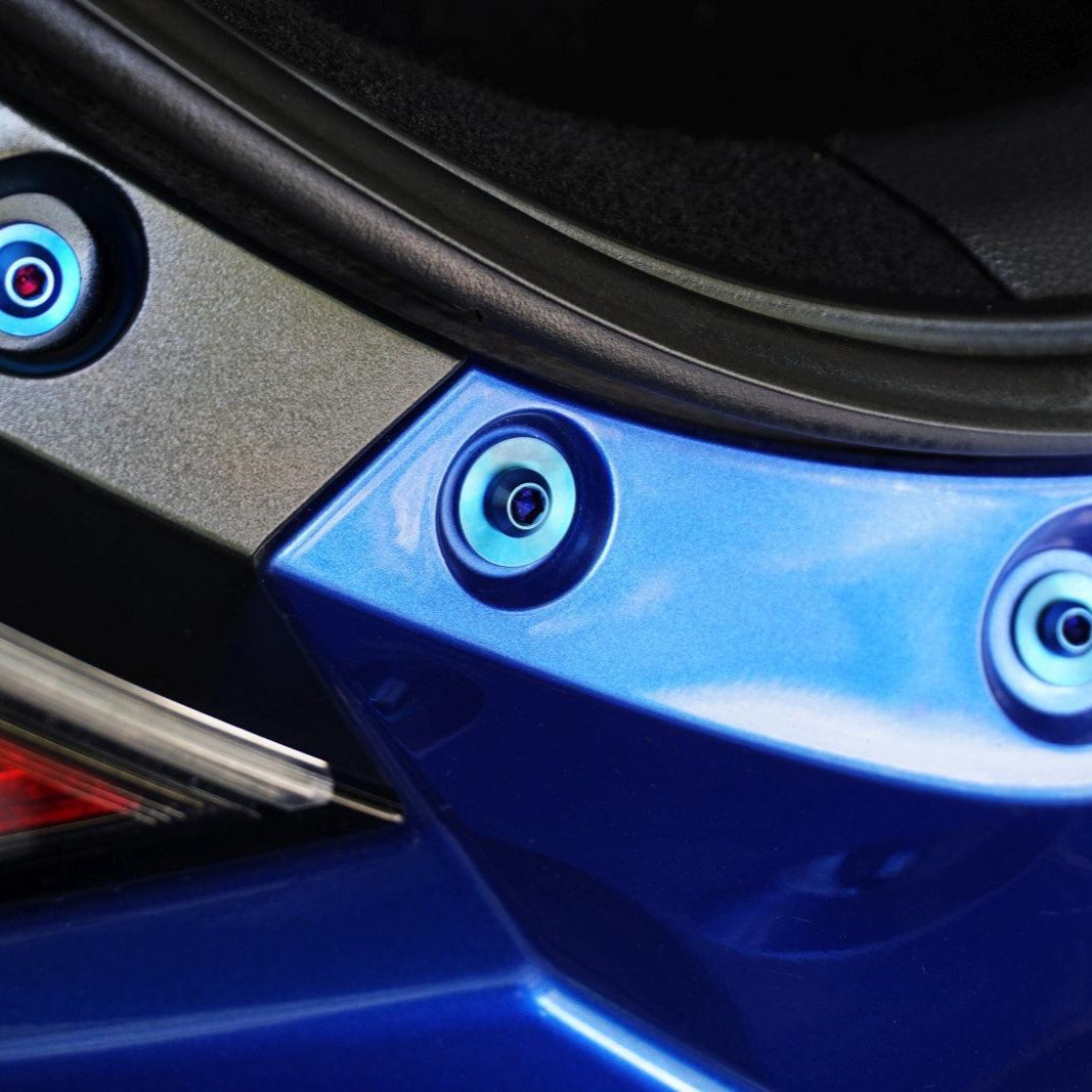 ZSPEC Dress Up Bolts® Trunk Fastener Kit for the Civic FK8 Type R, Titanium - ZSPEC Design LLC - Hardware Fasteners - civic, Fastener Kit, honda, si, type r - zspecdesign.com