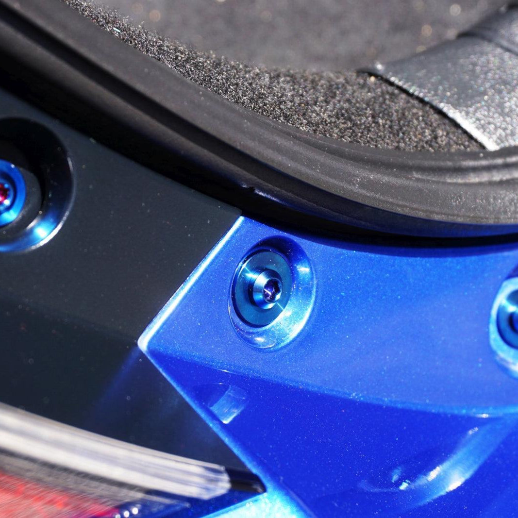 ZSPEC Dress Up Bolts® Trunk Fastener Kit for the Civic FK8 Type R, Titanium - ZSPEC Design LLC - Hardware Fasteners - civic, Fastener Kit, honda, si, type r - zspecdesign.com