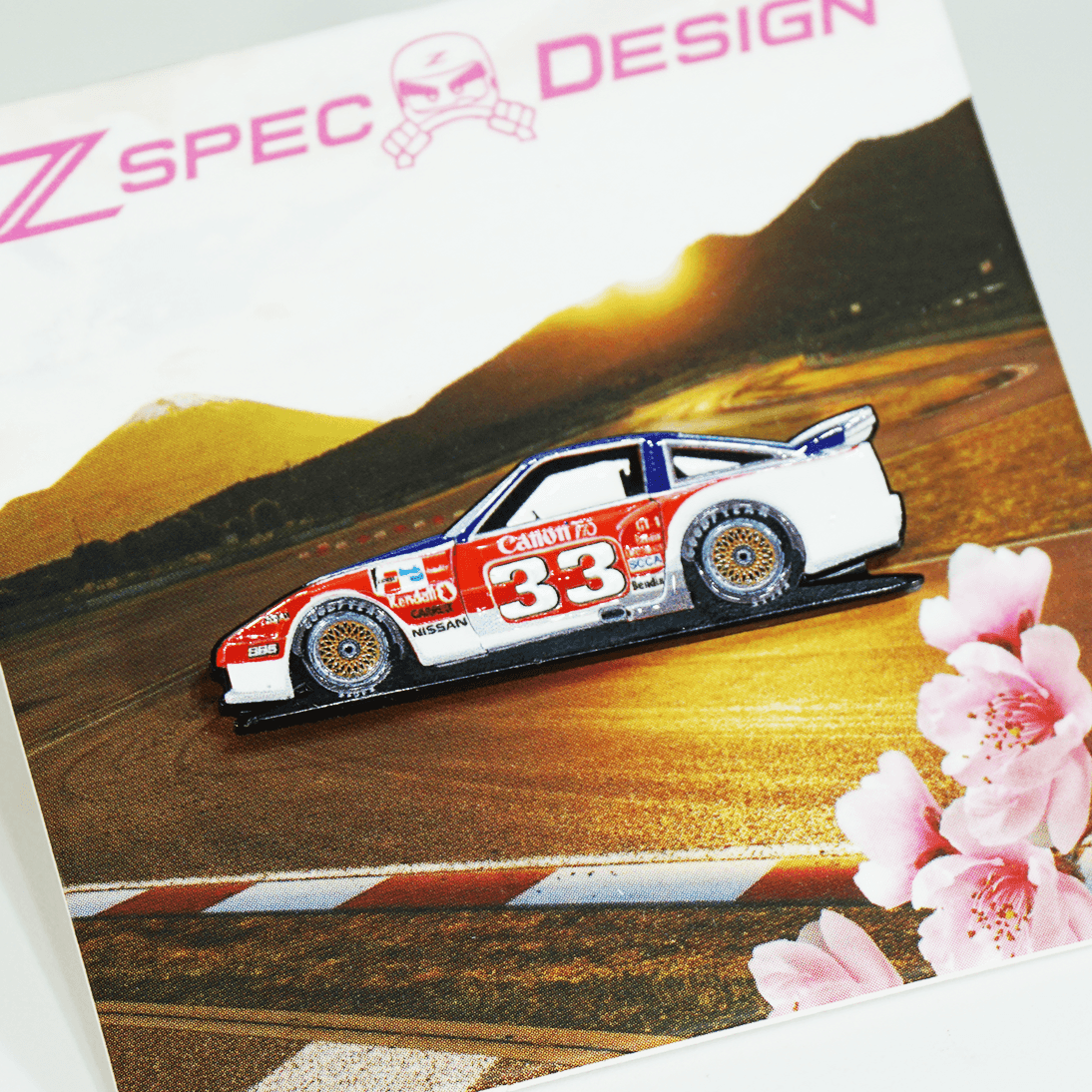 Nissan 300zx Z31 BSR Newman Race Car Collector Lapel/Hat Pin - ZSPEC Design LLC - Hardware Fasteners - accessory, bob sharp, bsr, lapel, lifestyle, nissan, nissan pin, pin, race car pin, Z - zspecdesign.com