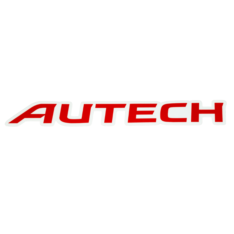 Clear-Vinyl Printed Autech Sticker Decal, 1" x 7.7" - ZSPEC Design LLC - Decals - 350z, 370z, autech, Decal, lifestyle, nissan, sticker - zspecdesign.com