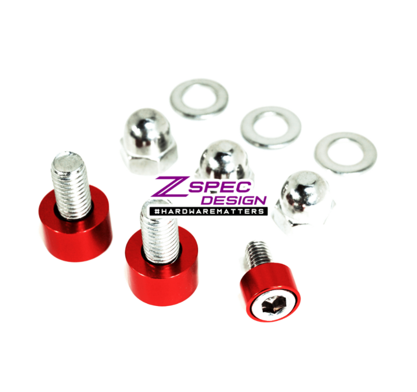 ZSPEC Balance Tube Fasteners for Nissan 300zx Z32, Stainless & Billet
