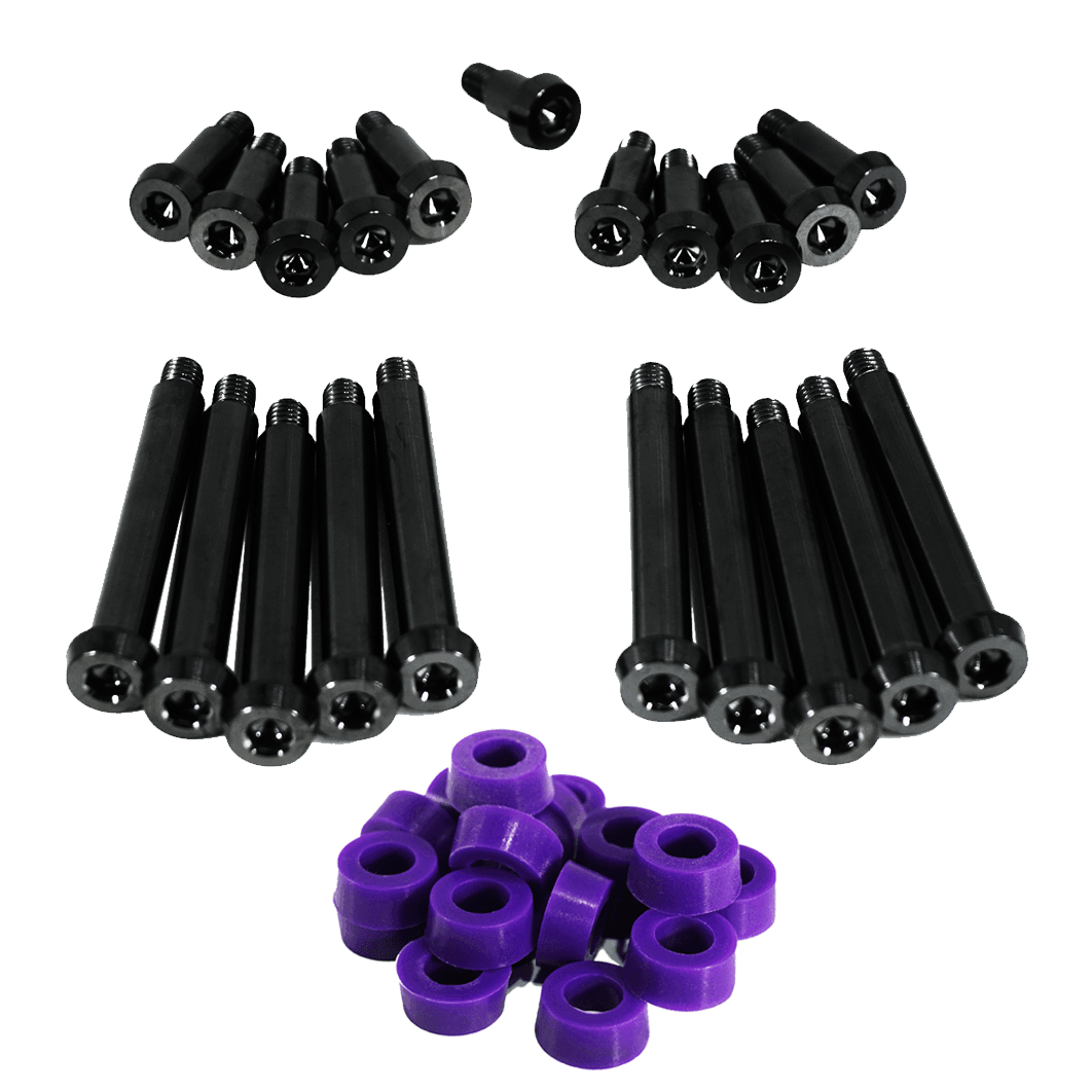 ZSPEC Shoulder-Bolt Timing Covers Fasteners w/ Bushings, Nissan 300zx Z32, Titanium - ZSPEC Design LLC - Hardware Fasteners - 300zx, nissan, Shoulder-bolt, z32 - zspecdesign.com