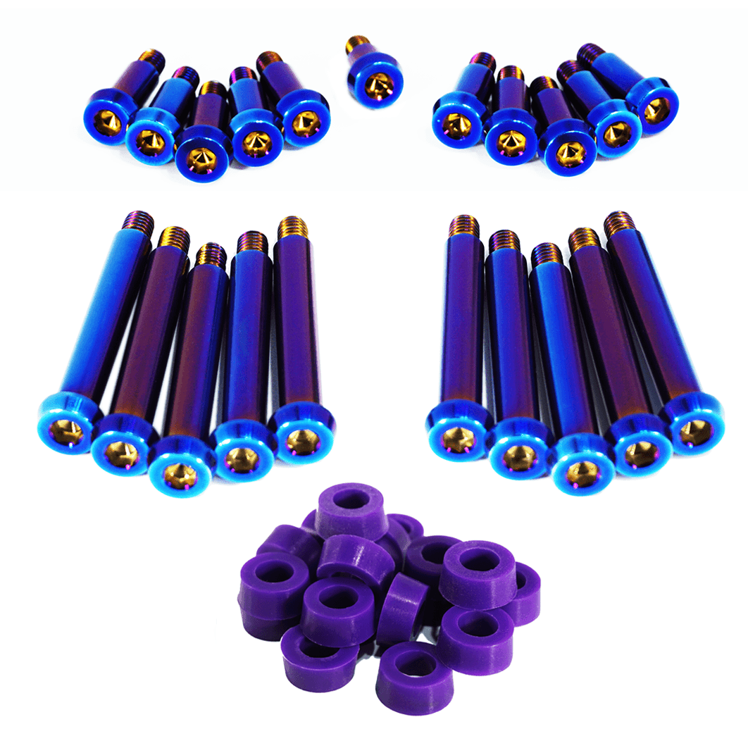 ZSPEC Shoulder-Bolt Timing Covers Fasteners w/ Bushings, Nissan 300zx Z32, Titanium - ZSPEC Design LLC - Hardware Fasteners - 300zx, nissan, Shoulder-bolt, z32 - zspecdesign.com