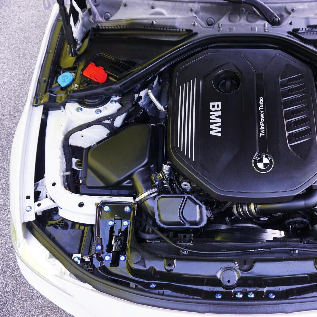 ZSPEC "Stage 1" Dress Up Bolts® Fastener Kit for '14-18 BMW 340i F34 3.0T, Stainless & Billet - ZSPEC Design LLC - Hardware Fasteners - 435i, bmw, F32, Fastener Kit, stage 1 - zspecdesign.com