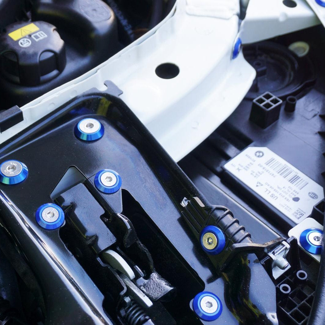 ZSPEC "Stage 1" Dress Up Bolts® Fastener Kit for '14-18 BMW 340i F34 3.0T, Stainless & Billet - ZSPEC Design LLC - Hardware Fasteners - 435i, bmw, F32, Fastener Kit, stage 1 - zspecdesign.com