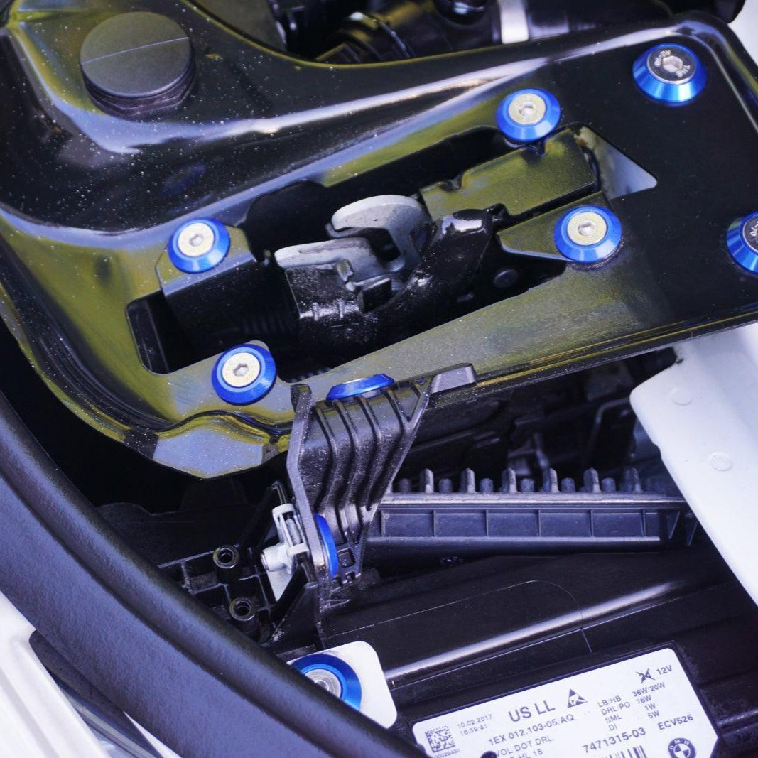 ZSPEC "Stage 1" Dress Up Bolts® Fastener Kit for '14-18 BMW 340i F34 3.0T, Stainless & Billet - ZSPEC Design LLC - Hardware Fasteners - 435i, bmw, F32, Fastener Kit, stage 1 - zspecdesign.com