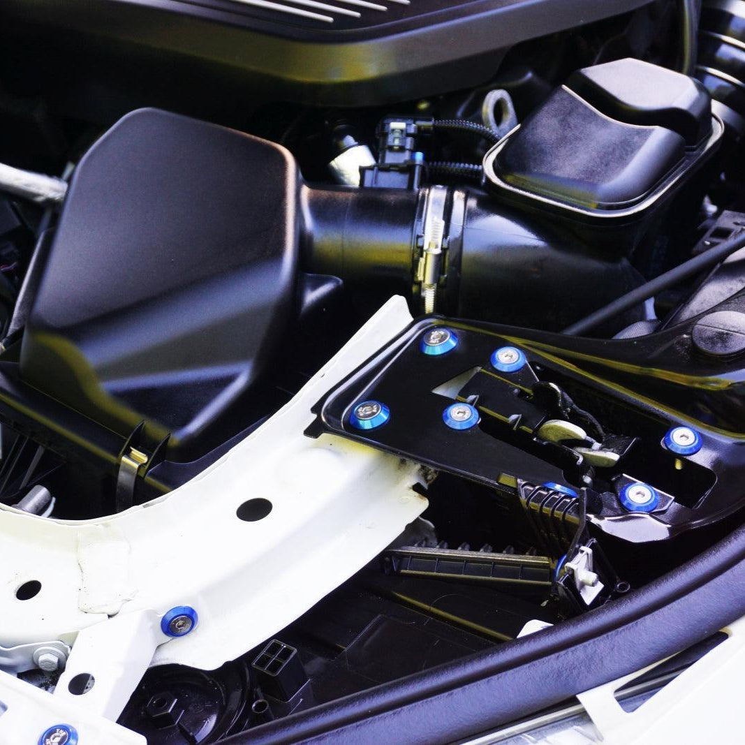 ZSPEC "Stage 1" Dress Up Bolts® Fastener Kit for '14-18 BMW 340i F34 3.0T, Stainless & Billet - ZSPEC Design LLC - Hardware Fasteners - 435i, bmw, F32, Fastener Kit, stage 1 - zspecdesign.com