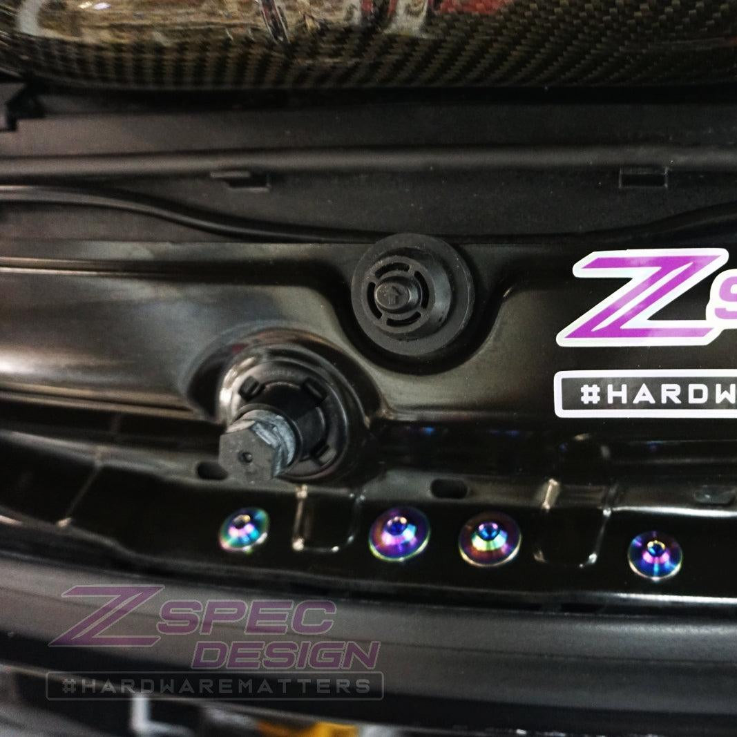 ZSPEC "Stage 2" Dress Up Bolts® Fastener Kit for '14-18 BMW 340i F34 3.0T, Titanium - ZSPEC Design LLC - Hardware Fasteners - 435i, bmw, F32, Fastener Kit, stage 2 - zspecdesign.com
