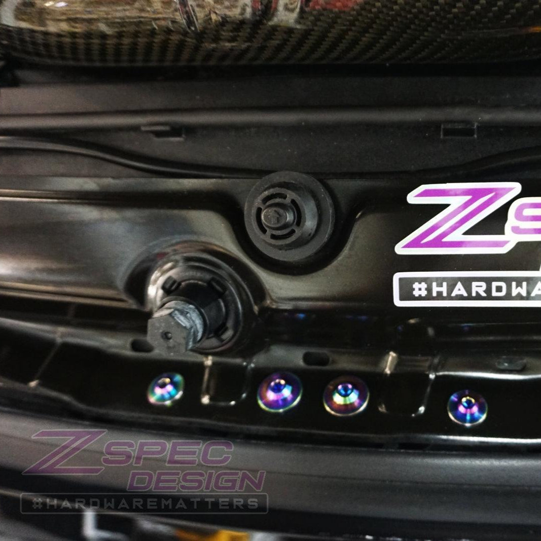 ZSPEC "Stage 1" Dress Up Bolts® Fastener Kit for '14-18 BMW 340i F34 3.0T, Titanium - ZSPEC Design LLC - Hardware Fasteners - 435i, bmw, F32, Fastener Kit, stage 1 - zspecdesign.com